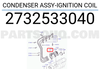 Hyundai / KIA 2732533040 CONDENSER ASSY-IGNITION COIL