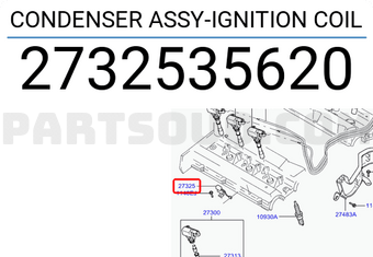 Hyundai / KIA 2732535620 CONDENSER ASSY-IGNITION COIL
