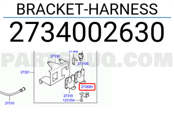 Hyundai / KIA 2734002630 BRACKET-HARNESS