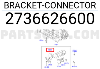 Hyundai / KIA 2736626600 BRACKET-CONNECTOR