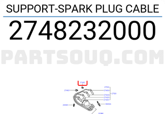 Hyundai / KIA 2748232000 SUPPORT-SPARK PLUG CABLE