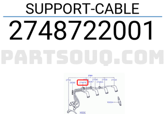 Hyundai / KIA 2748722001 SUPPORT-CABLE