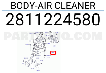 Hyundai / KIA 2811224580 BODY-AIR CLEANER
