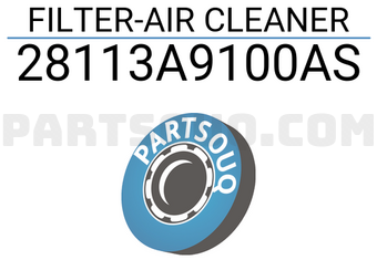 Hyundai / KIA 28113A9100AS FILTER-AIR CLEANER