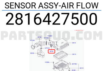 Hyundai / KIA 2816427500 SENSOR ASSY-AIR FLOW