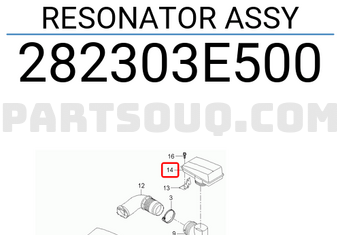 Hyundai / KIA 282303E500 RESONATOR ASSY