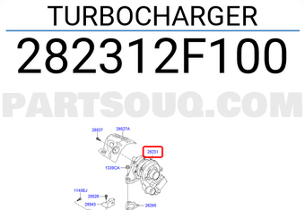 Hyundai / KIA 282312F100 TURBOCHARGER