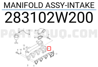 Hyundai / KIA 283102W200 MANIFOLD ASSY-INTAKE