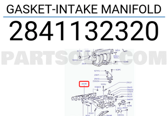 Hyundai / KIA 2841132320 GASKET-INTAKE MANIFOLD