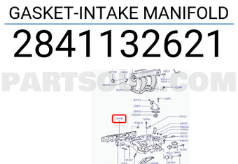 Hyundai / KIA 2841132621 GASKET-INTAKE MANIFOLD