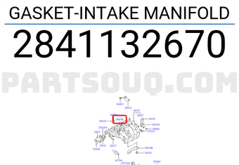 Hyundai / KIA 2841132670 GASKET-INTAKE MANIFOLD