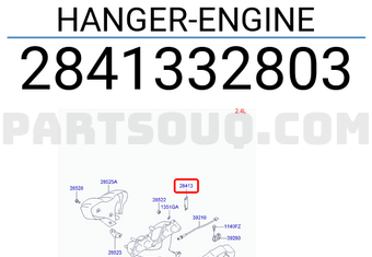 Hyundai / KIA 2841332803 HANGER-ENGINE