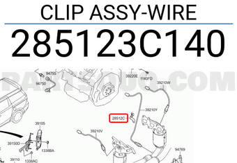 Hyundai / KIA 285123C140 CLIP ASSY-WIRE