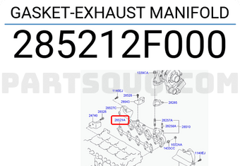Hyundai / KIA 285212F000 GASKET-EXHAUST MANIFOLD