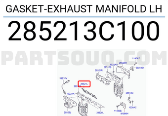 Hyundai / KIA 285213C100 GASKET-EXHAUST MANIFOLD LH
