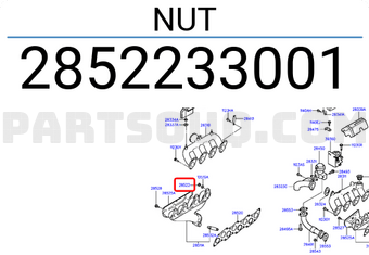 Hyundai / KIA 2852233001 NUT