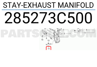 Hyundai / KIA 285273C500 STAY-EXHAUST MANIFOLD