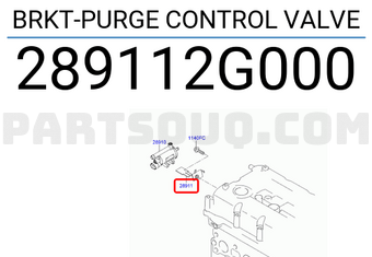 Hyundai / KIA 289112G000 BRKT-PURGE CONTROL VALVE