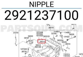 Hyundai / KIA 2921237100 NIPPLE