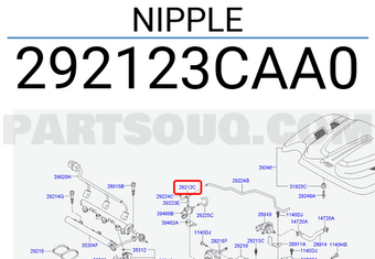 Hyundai / KIA 292123CAA0 NIPPLE