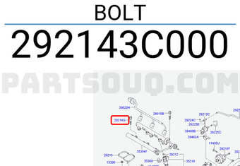 Hyundai / KIA 292143C000 BOLT