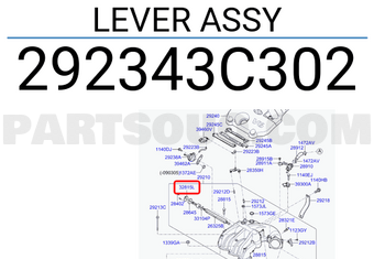 Hyundai / KIA 292343C302 LEVER ASSY