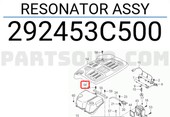 Hyundai / KIA 292453C500 RESONATOR ASSY