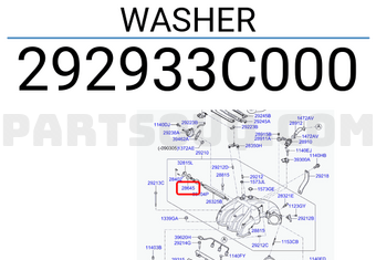 Hyundai / KIA 292933C000 WASHER