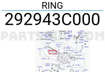 Hyundai / KIA 292943C000 RING
