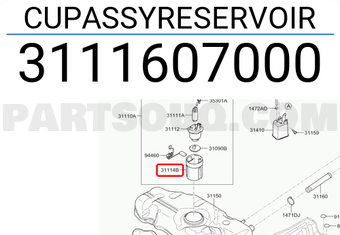 Hyundai / KIA 3111607000 CUPASSYRESERVOIR