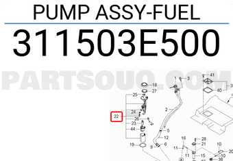 Hyundai / KIA 311503E500 PUMP ASSY-FUEL
