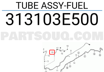 Hyundai / KIA 313103E500 TUBE ASSY-FUEL