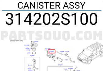 Hyundai / KIA 314202S100 CANISTER ASSY