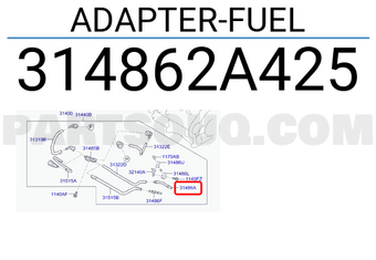 Hyundai / KIA 314862A425 ADAPTER-FUEL