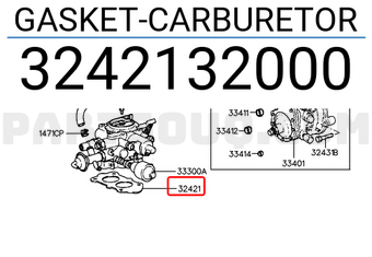 Hyundai / KIA 3242132000 GASKET-CARBURETOR