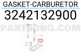 Hyundai / KIA 3242132900 GASKET-CARBURETOR