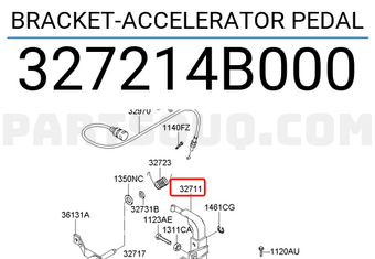 Hyundai / KIA 327214B000 BRACKET-ACCELERATOR PEDAL