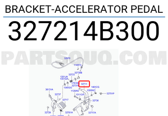Hyundai / KIA 327214B300 BRACKET-ACCELERATOR PEDAL