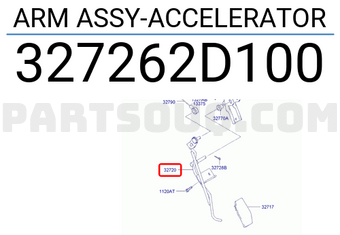 Hyundai / KIA 327262D100 ARM ASSY-ACCELERATOR
