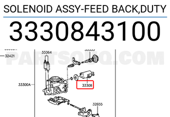 Hyundai / KIA 3330843100 SOLENOID ASSY-FEED BACK,DUTY