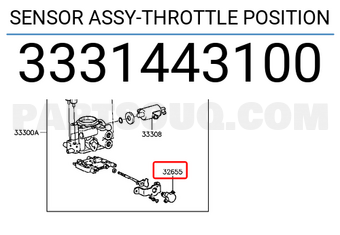 Hyundai / KIA 3331443100 SENSOR ASSY-THROTTLE POSITION
