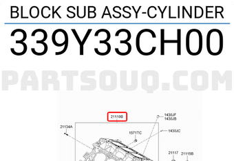Hyundai / KIA 339Y33CH00 BLOCK SUB ASSY-CYLINDER