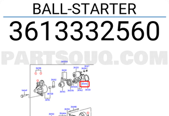 Hyundai / KIA 3613332560 BALL-STARTER