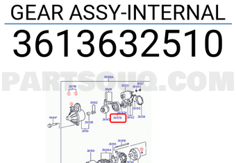 Hyundai / KIA 3613632510 GEAR ASSY-INTERNAL
