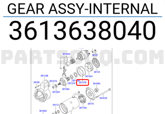 Hyundai / KIA 3613638040 GEAR ASSY-INTERNAL