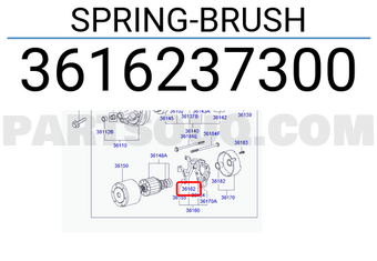 Hyundai / KIA 3616237300 SPRING-BRUSH