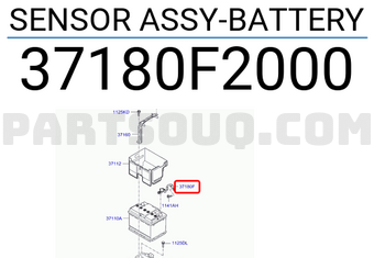 Hyundai / KIA 37180F2000 SENSOR ASSY-BATTERY