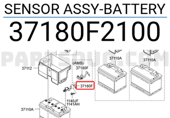 Hyundai / KIA 37180F2100 SENSOR ASSY-BATTERY