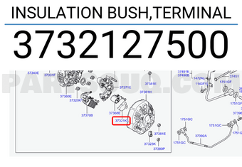 Hyundai / KIA 3732127500 INSULATION BUSH,TERMINAL