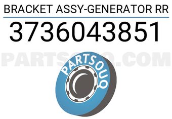 Hyundai / KIA 3736043851 BRACKET ASSY-GENERATOR RR